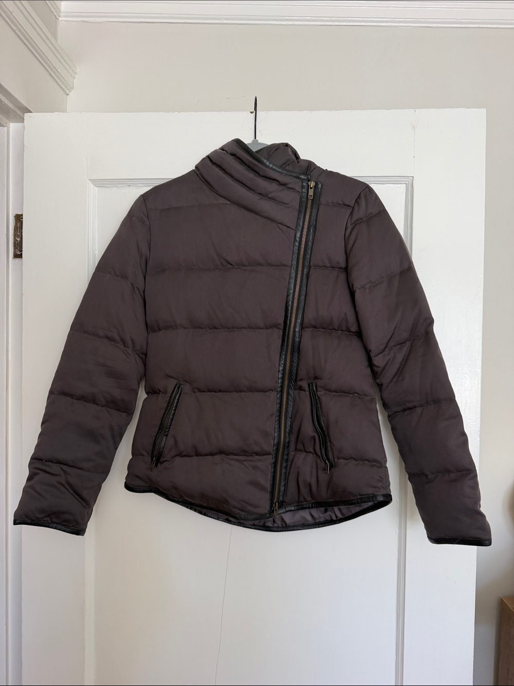 Eileen Fisher Women's Asymmetric Quilted Puffer Jacket